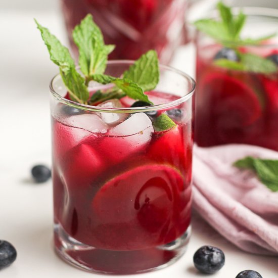 Blueberry Mojitos