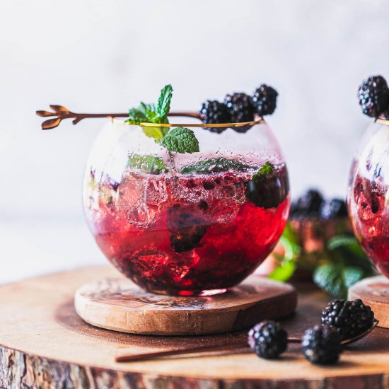 Blackberry Bourbon Smash