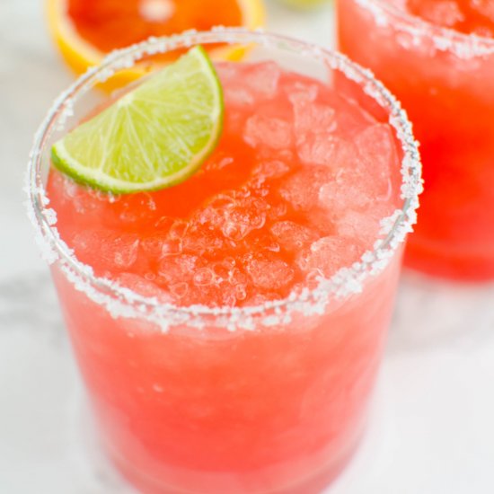 Skinny Blood Orange Margaritas