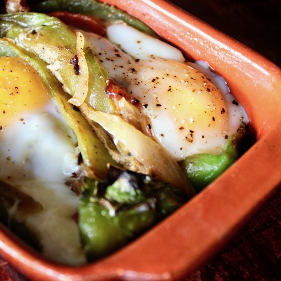 Hatch Chile Bacon & Eggs