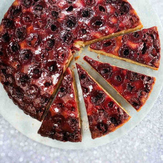 upside down cherry cake