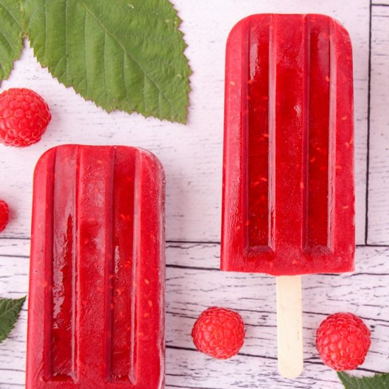 Raspberry Popsicles