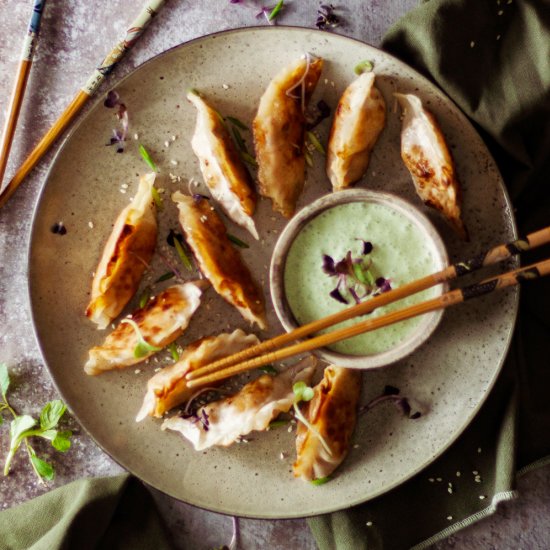 Tandoori Chicken Potstickers