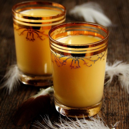 homemade egg liqueur Eggnog