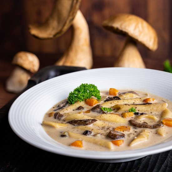 Polish Wild Mushroom Soup