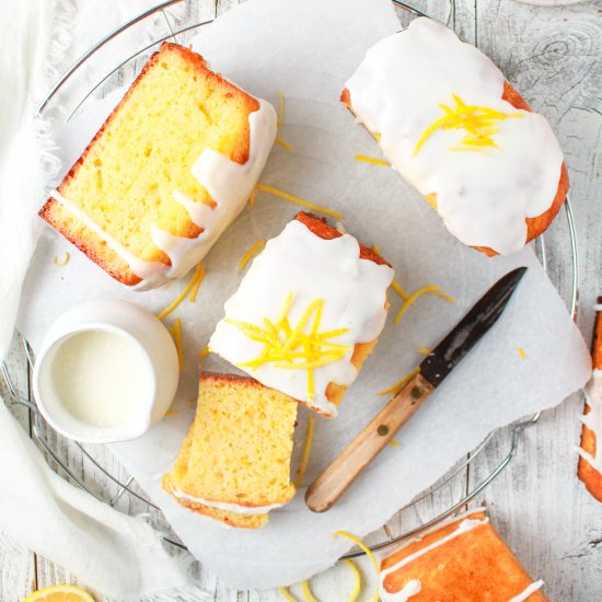 Healthier Lemon Loaf Cake