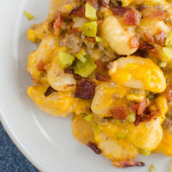 Bacon Cheeseburger Gnocchi