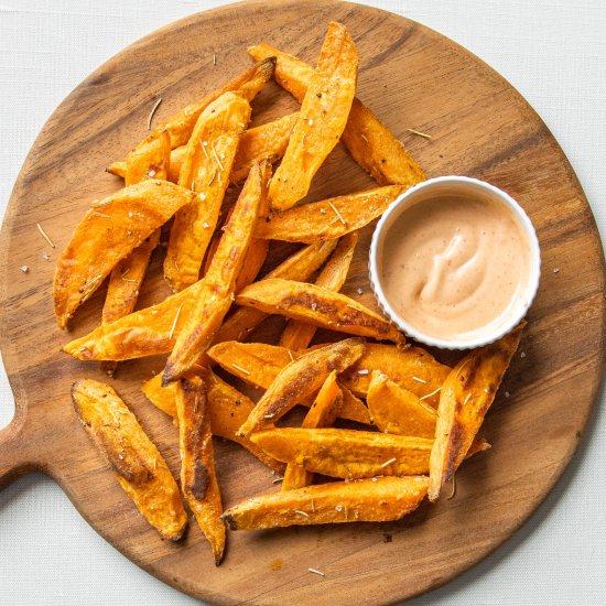 Baked Sweet Potato Wedges