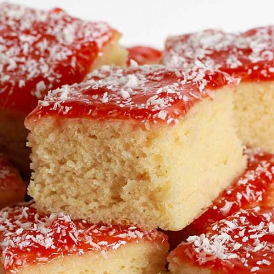 Vegan Jam and Coconut Sponge