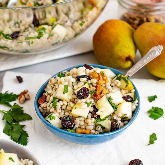 refreshing Pear Barley Salad