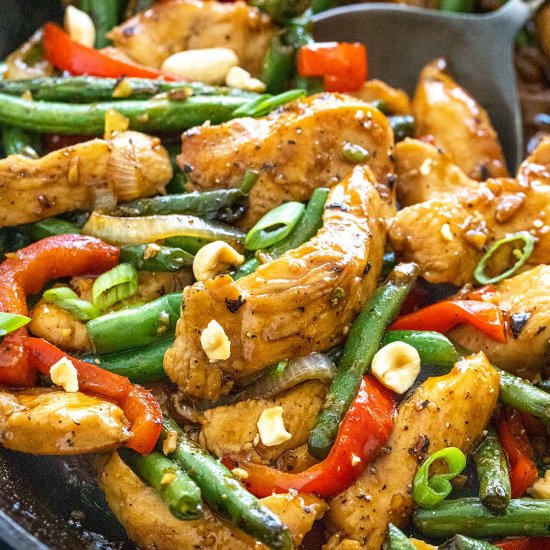 Chicken and Green Bean Stir Fry