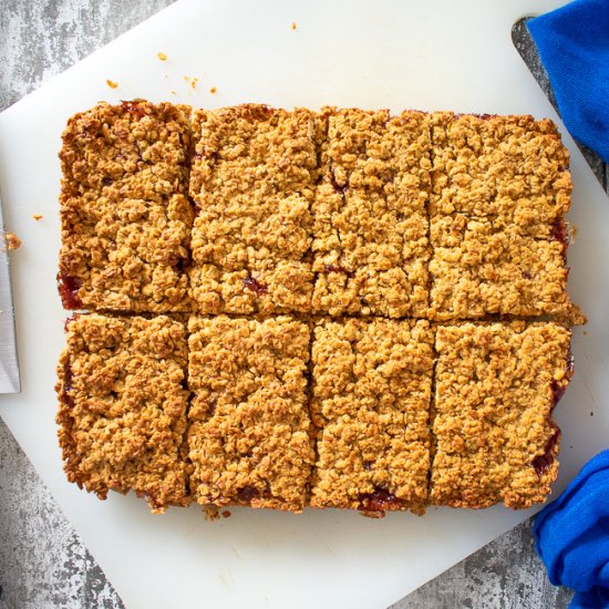 Jam Flapjacks