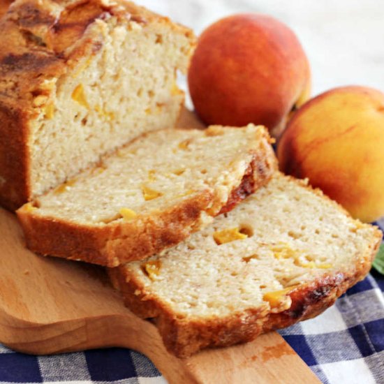 The Best Peach Bread