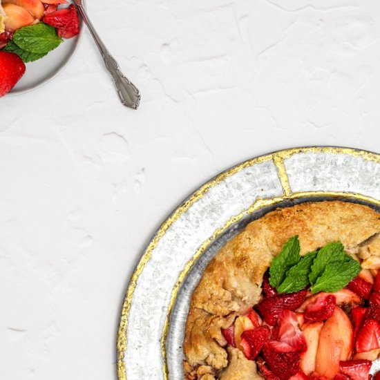 Strawberry and Apple Galette