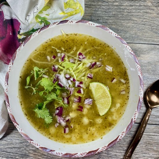 Meatless Mexican Pozole Verde