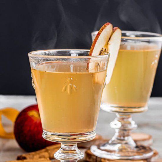 Hot Mulled Apple Juice