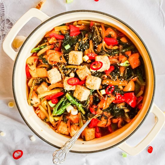 Vegan Broccoli Tofu Stir Fry