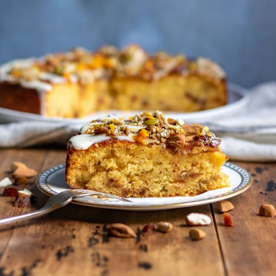 Dried Apricot and Almond Cake