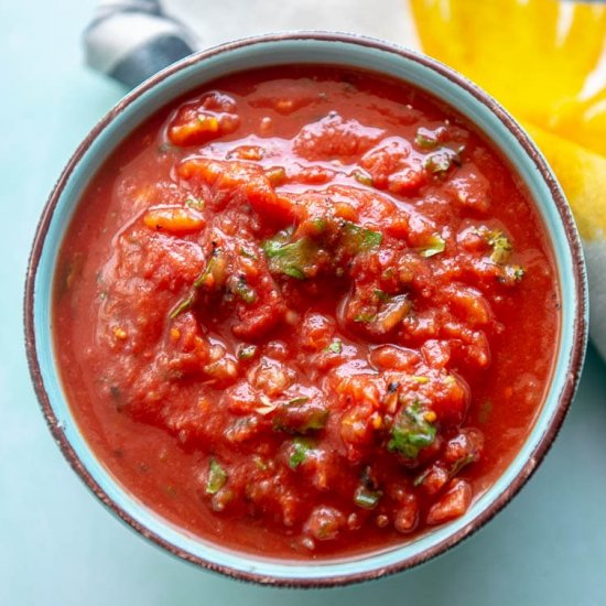 Canned Tomato Salsa