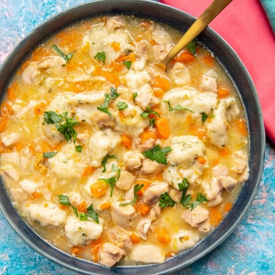 Instant Pot Chicken and Dumplings