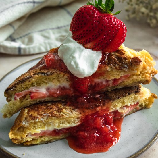 Strawberry Stuffed French Toast