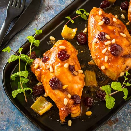 Slow Cooker Cranberry Chicken