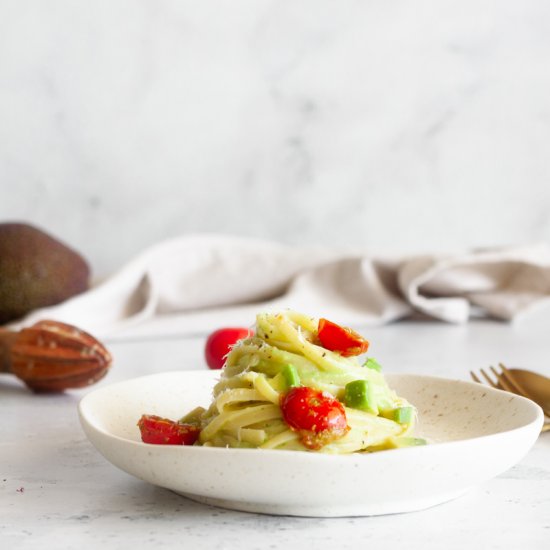 Avocado Cream Sauce Pasta