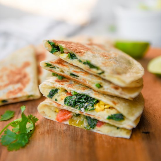 Vegan White Bean Quesadilla