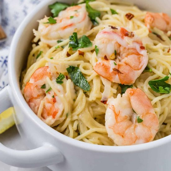 Instant Pot Shrimp Scampi