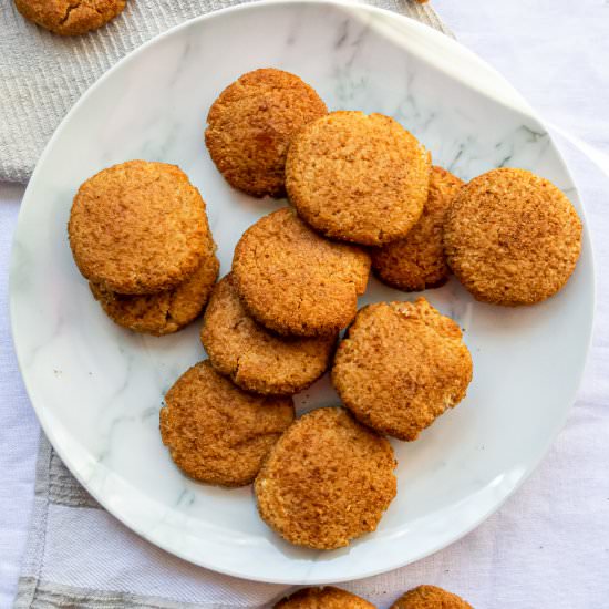 Healthy Vegan Paleo Snickerdoodles