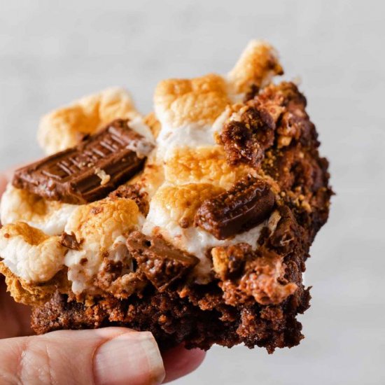 Air Fryer Smores Brownies