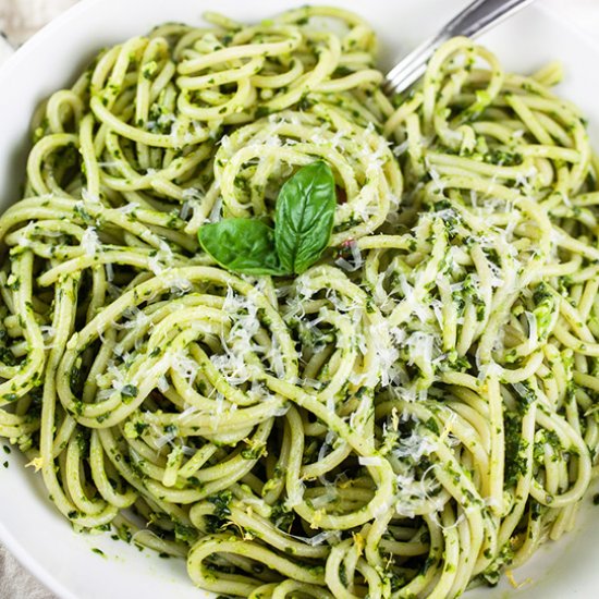 Spinach Green Pasta Sauce