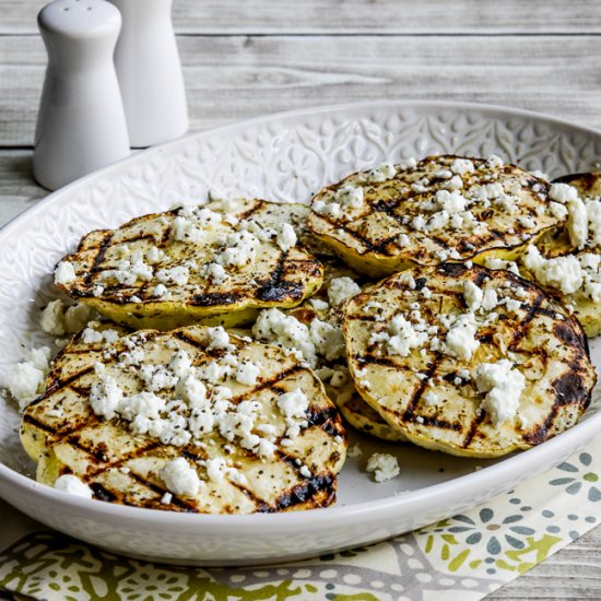 Grilled Patty Pan Squash