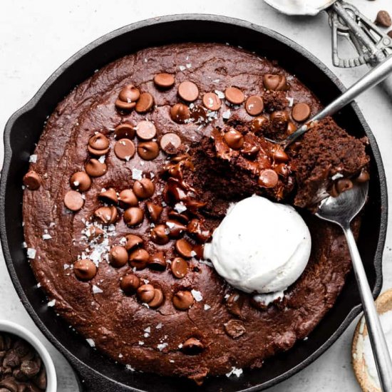 Healthy Brownie Skillet Recipe