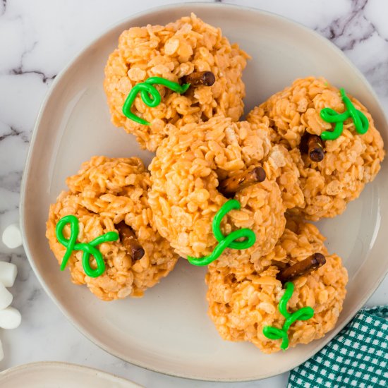 Pumpkin Rice Krispies