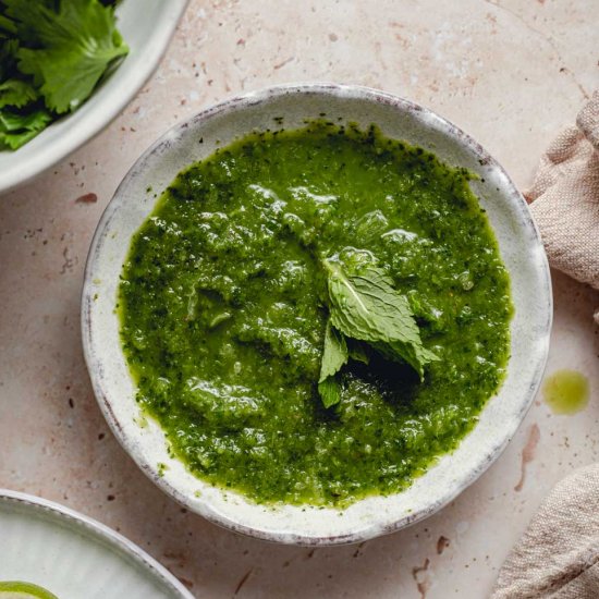 Green Mint & Mango Chutney