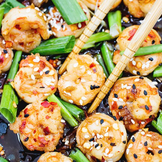 Spicy Shrimp Stir Fry