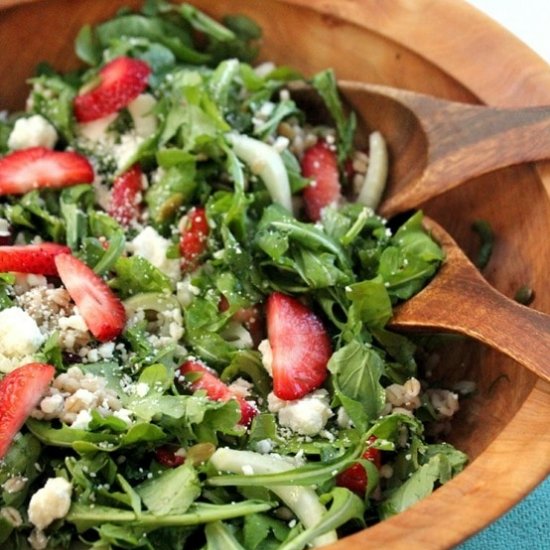 Strawberry Fennel Barley Salad