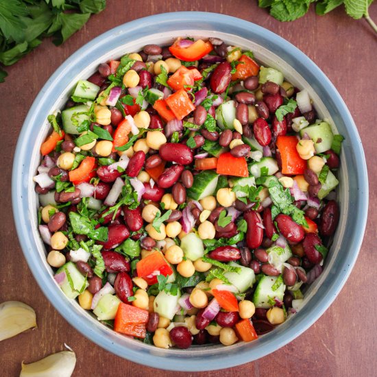 Vegan Three-Bean Salad