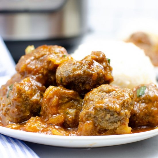 Instant Pot Hawaiian Meatballs