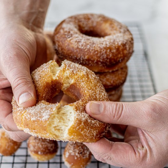 Sourdough Doughnuts