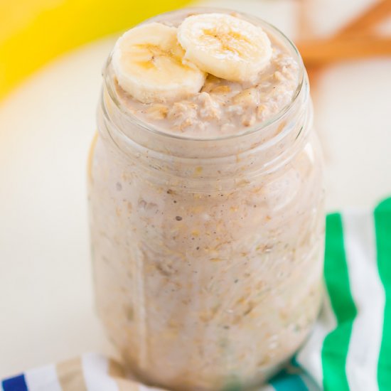 Banana Bread Overnight Oats