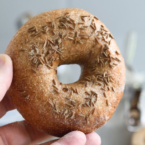 Sourdough Rye Bagels