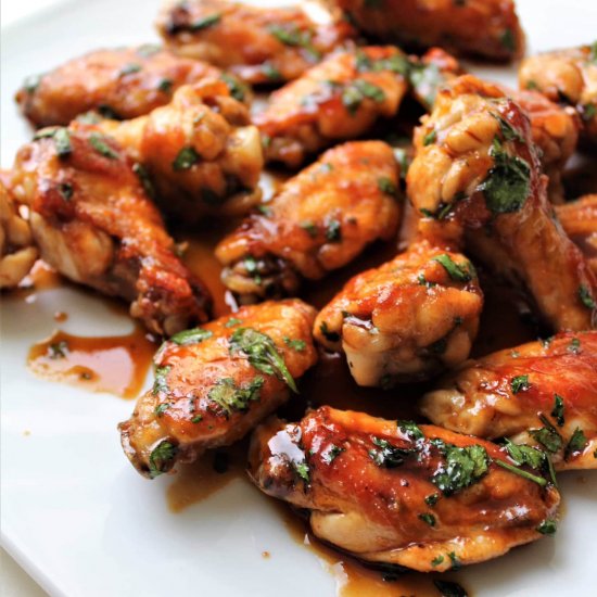 Sticky Sweet Chicken Wings