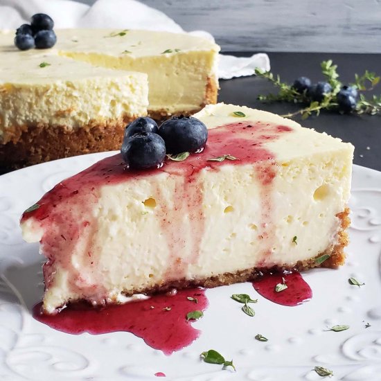 Lemon Thyme Cheesecake