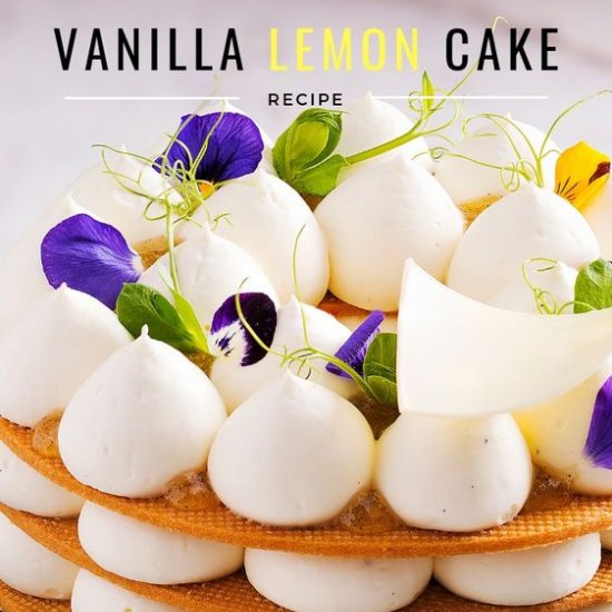 VANILLA LEMON CAKE