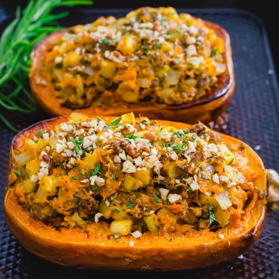 Stuffed Honeynut Squash