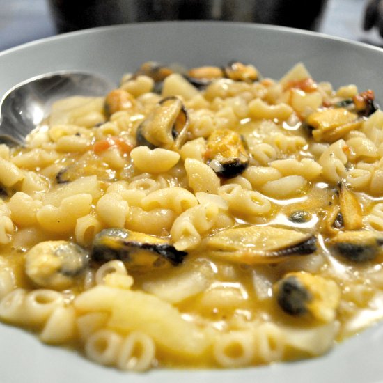 Pasta, Potatoes and Mussels