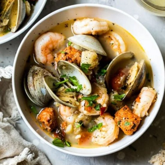 Portuguese Seafood Stew