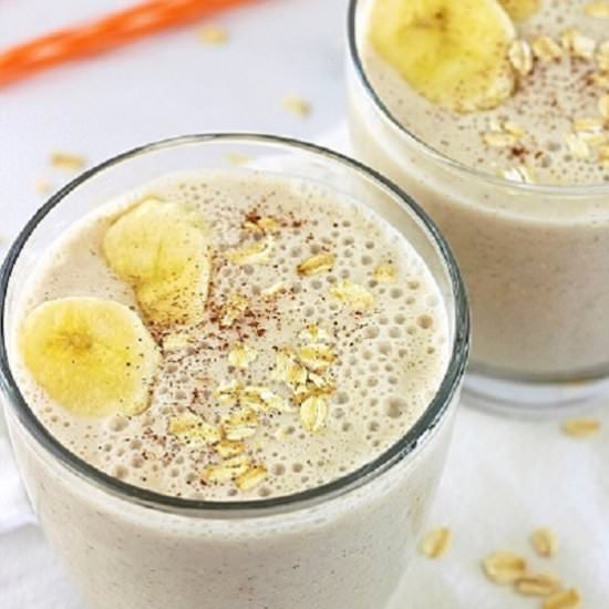 oatmeal banana bread smoothies